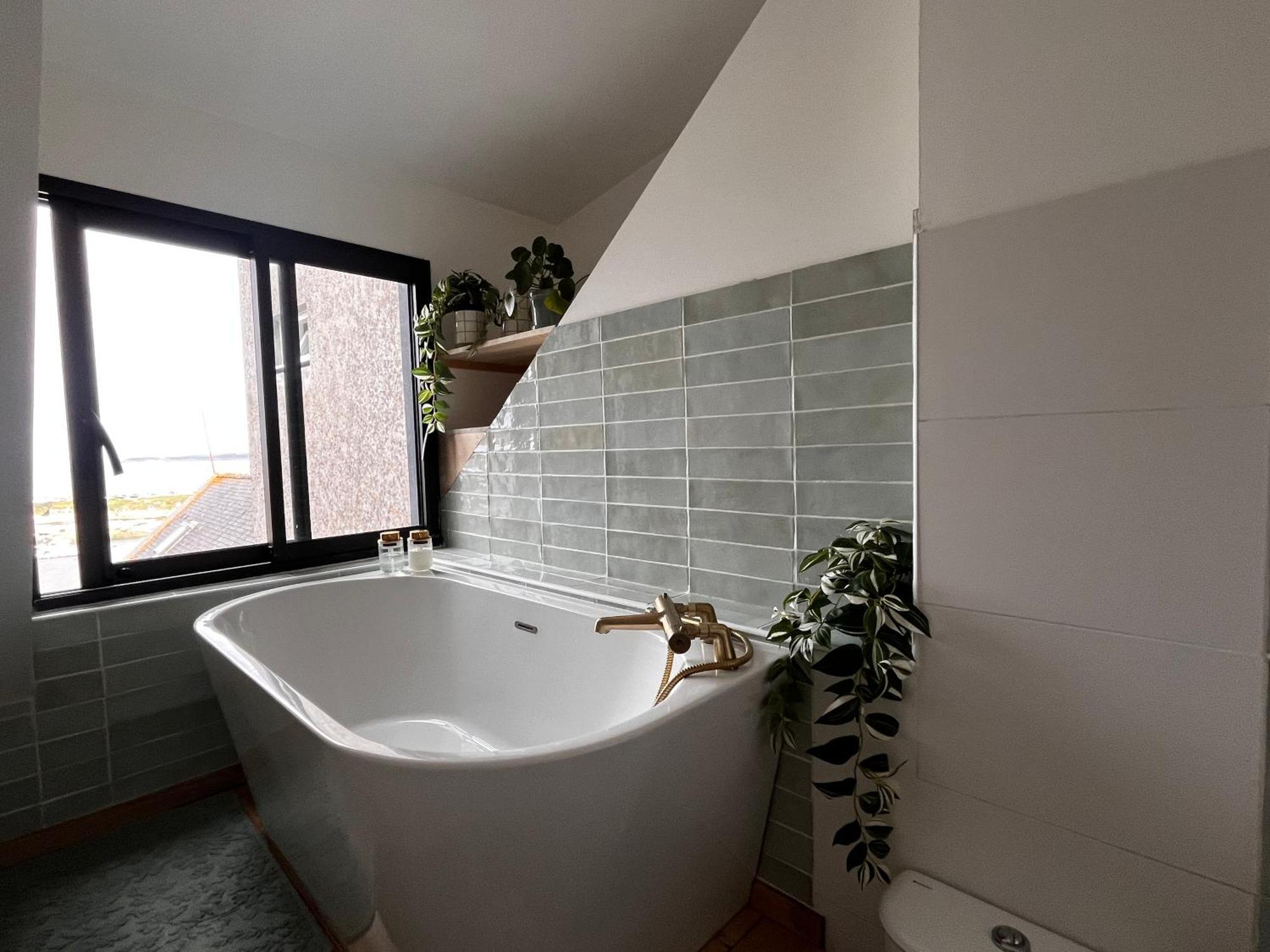 Sweet Leon - Grande Chambre Baignoire Vue Mer Le Conquet Exterior foto